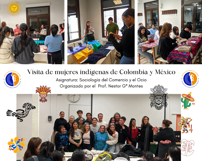 Visita de mujeres indígenas de México y Colombia